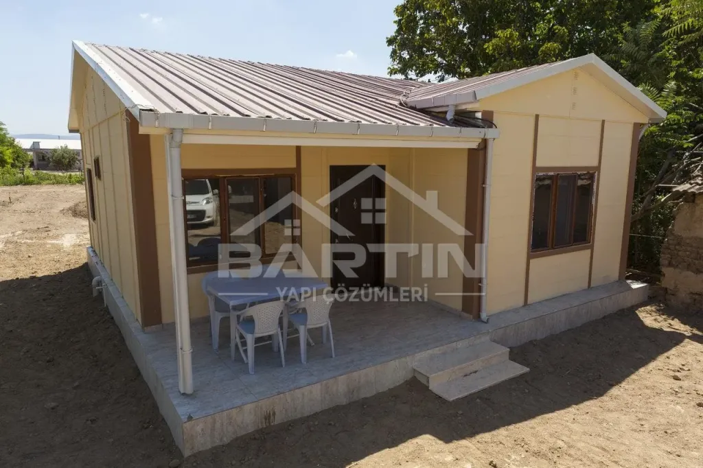 68 m² Tek Katlı Prefabrik Ev görseli 4