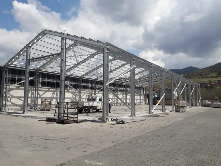 Bartın Ticari Prefabrik Çelik Yapılar uygulaması – 8