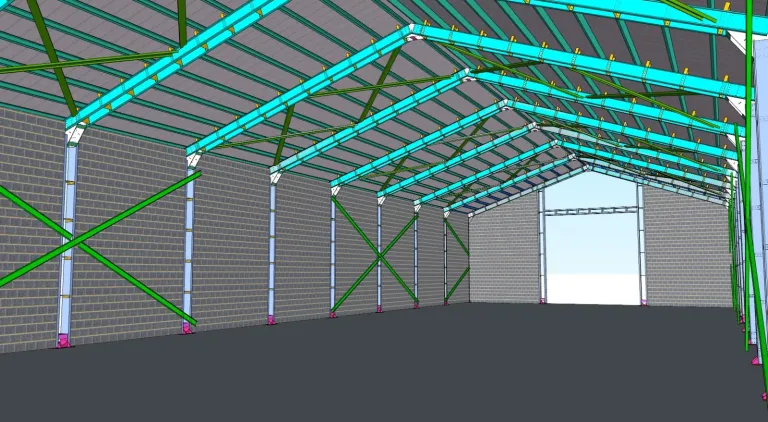 Bartın Ticari Prefabrik Çelik Yapılar uygulaması – 39