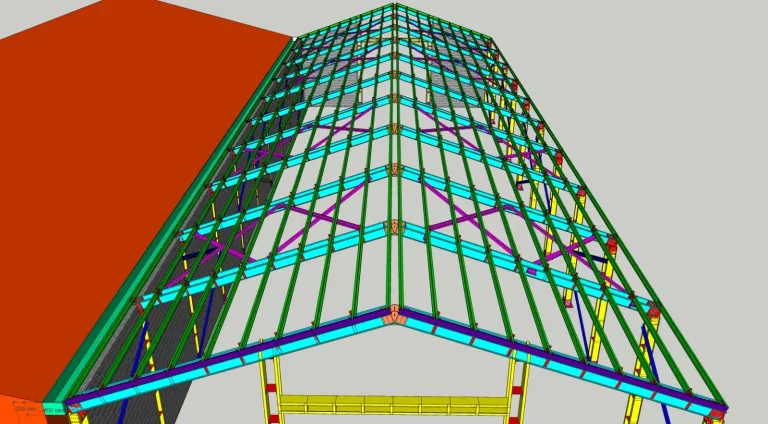 Bartın Ticari Prefabrik Çelik Yapılar uygulaması – 43