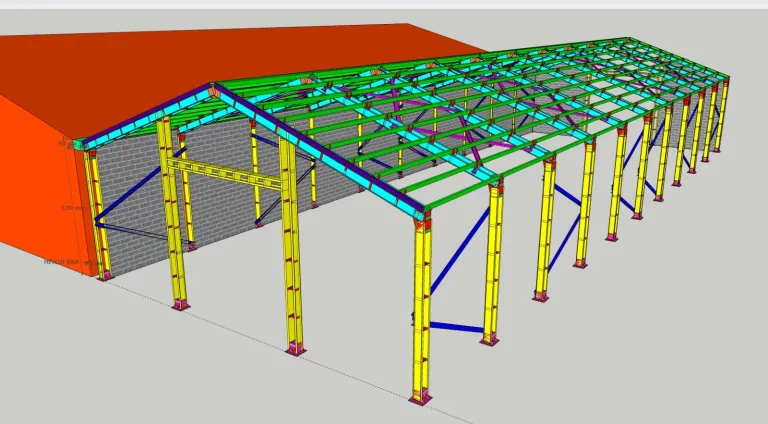 Bartın Ticari Prefabrik Çelik Yapılar uygulaması – 44