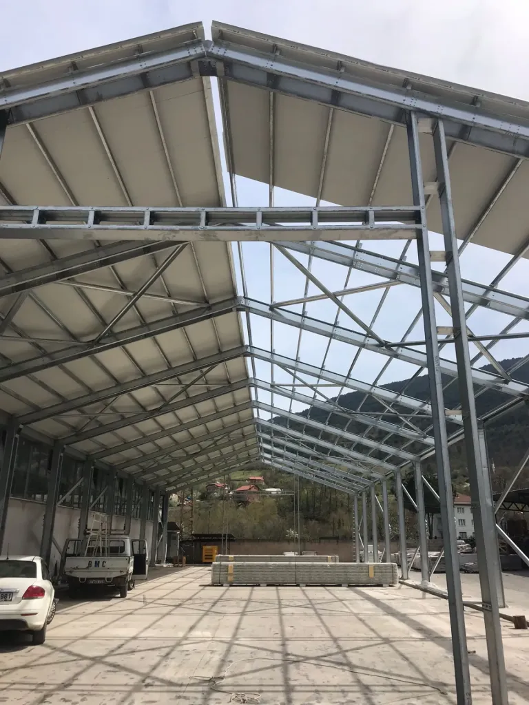Bartın Ticari Prefabrik Çelik Yapılar uygulaması – 56