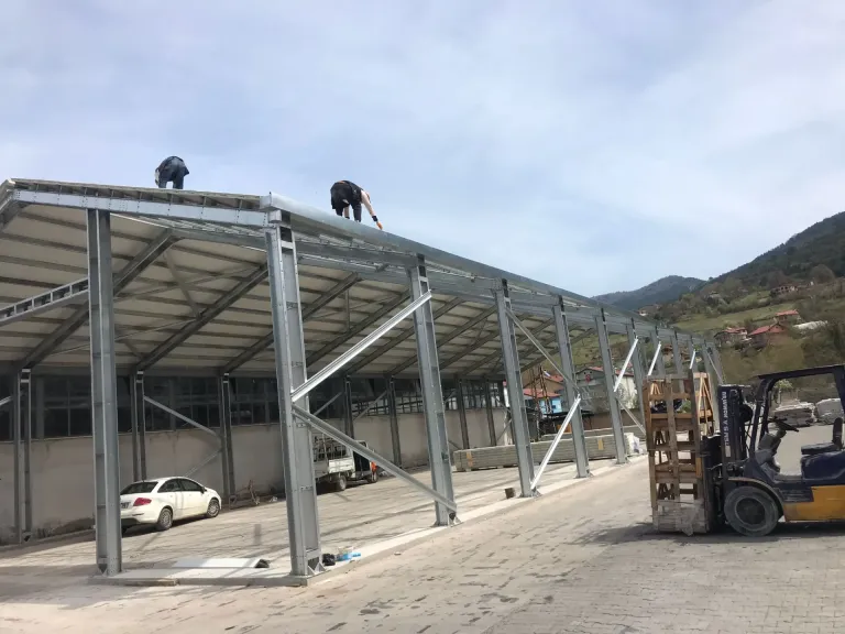 Bartın Ticari Prefabrik Çelik Yapılar uygulaması – 57