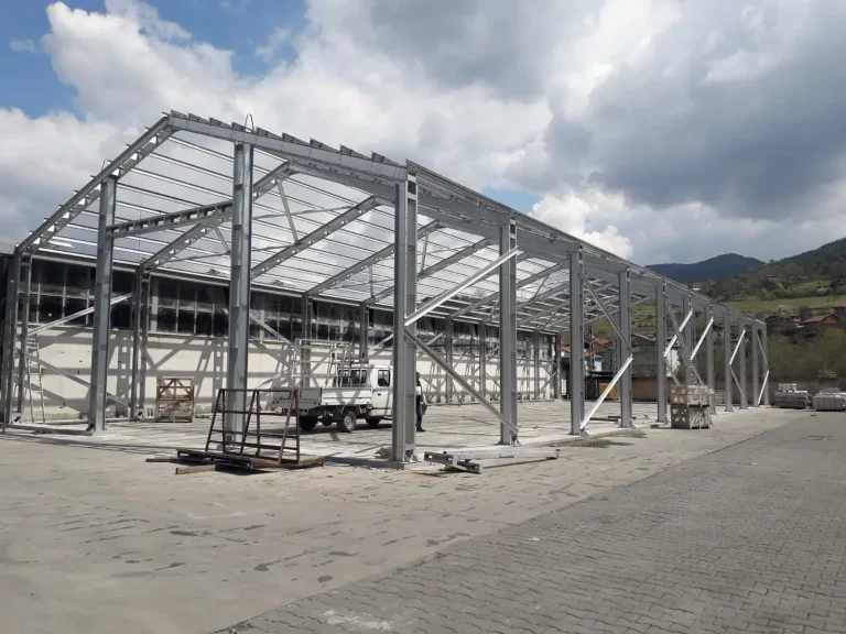 Çelik iskelet montajı