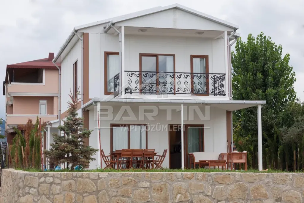 122 m² Duplex Prefabricated House image 2