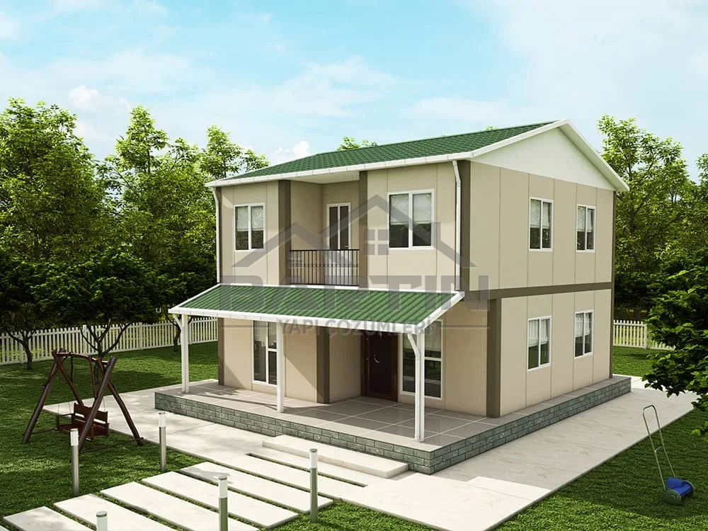 131 m² Duplex Prefabricated House exterior