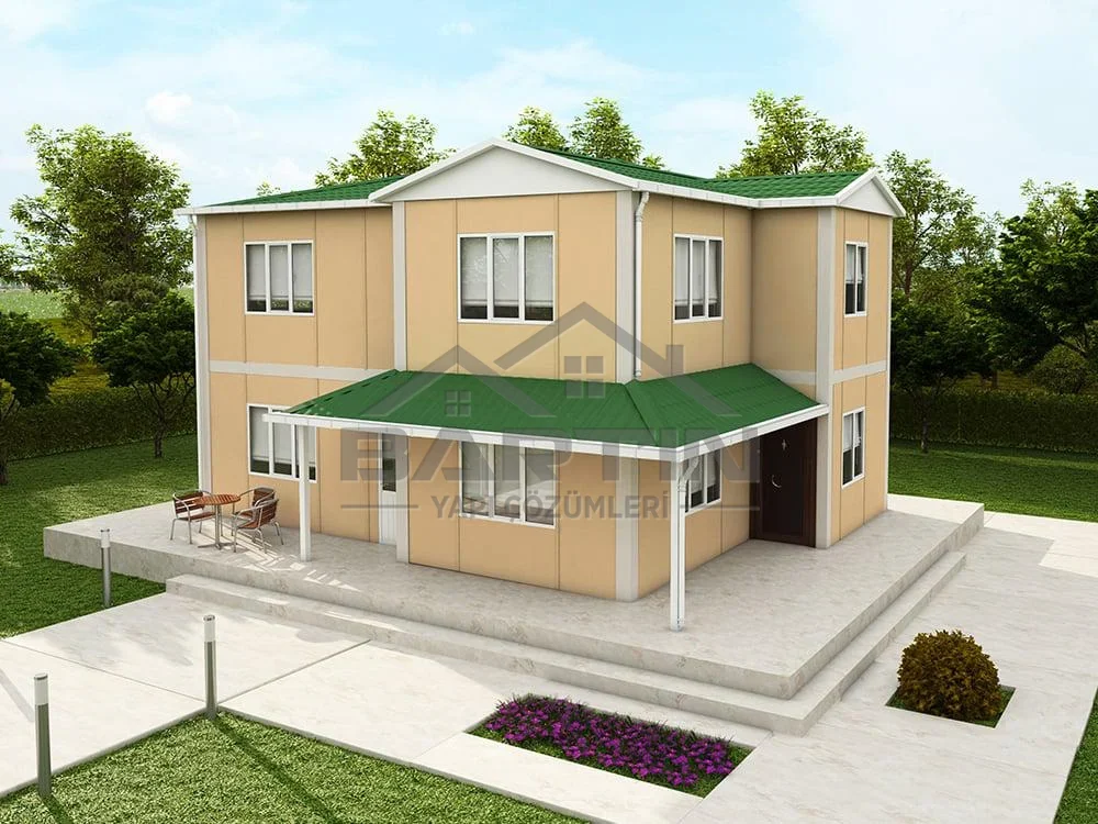 142 m² Duplex Prefabricated House exterior