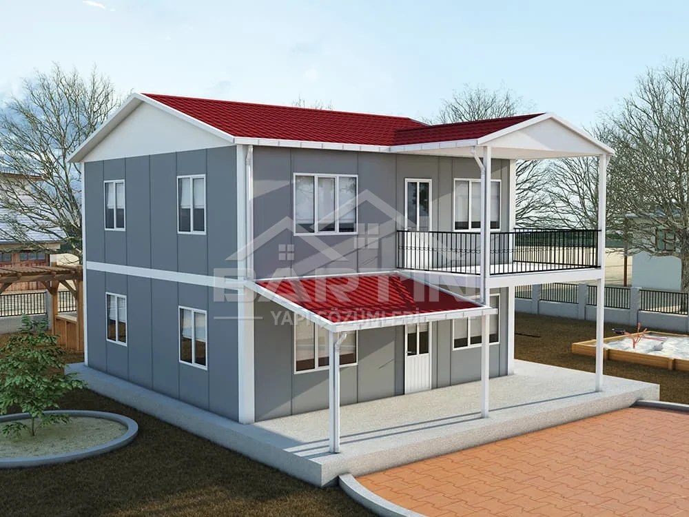 149 m² Duplex Prefabricated House exterior