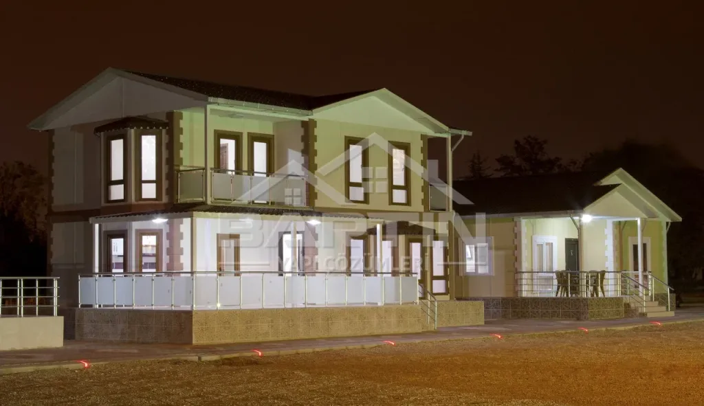 155 m² Duplex Prefabricated House image 2