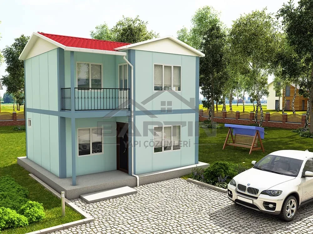 82 m² Duplex Prefabricated House image 2