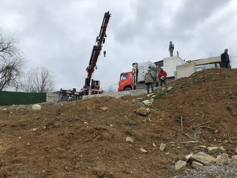 Transport und Entladung – Bartın Yapı Çözümleri