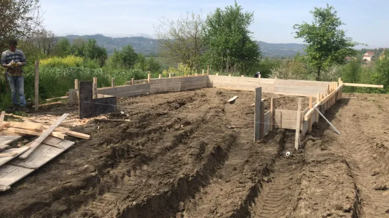 Foundation and formwork – Bartın Yapı Çözümleri