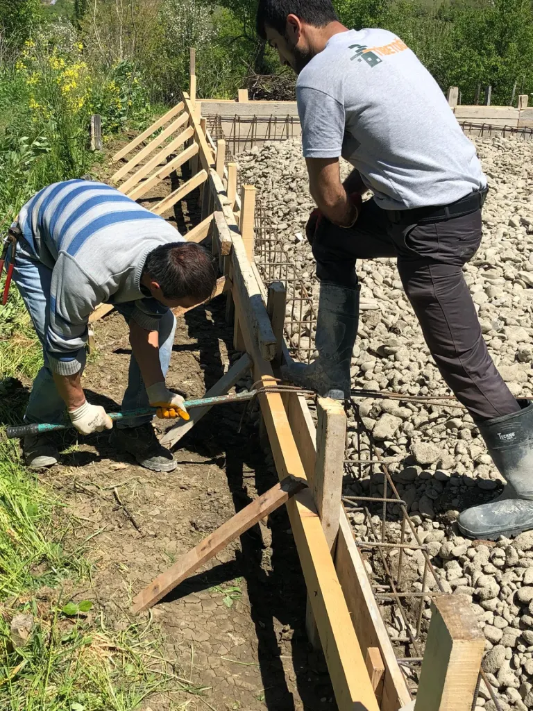 Foundation and formwork – Bartın Yapı Çözümleri